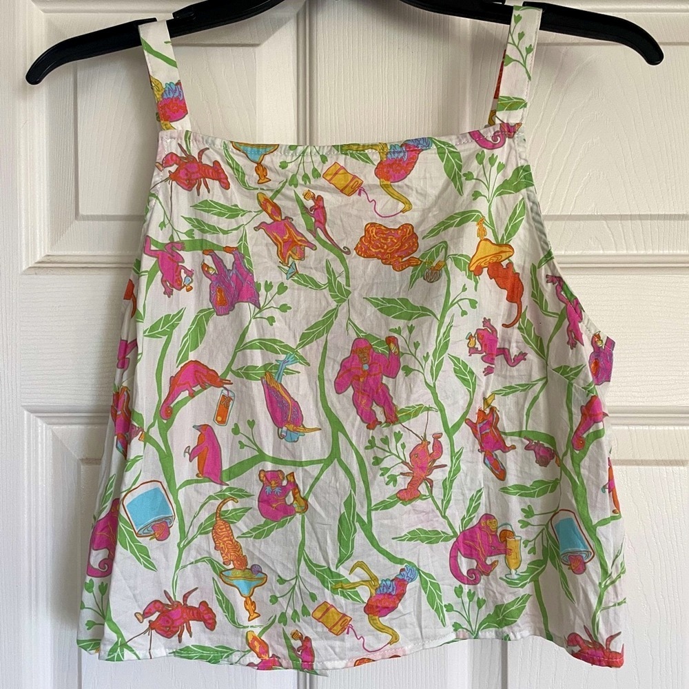 ModCloth - Be Right Back Crop Top in “Party Animals”